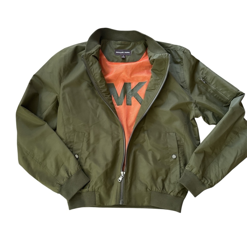 Michael Kors Olive Green Puffer Jacket